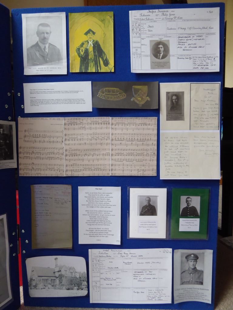 "Seeing It Through" WW1 Community History event Ware (cont'd