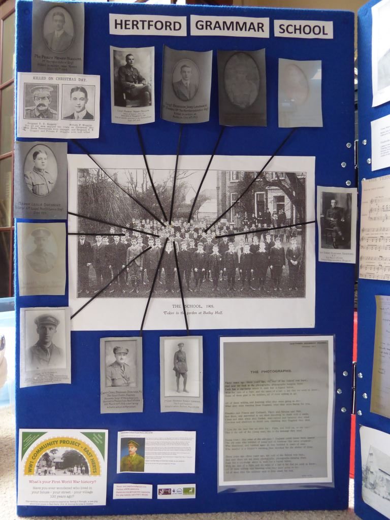"Seeing It Through" WW1 Community History event Ware (cont'd