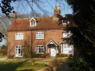 A modern colour photograph of Rooks Nest House