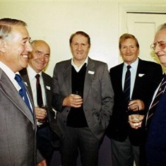 Left to right: John Perrett, Brian Males, Doug and Aubrey Robinson, Bill Price. Left to right: John Perrett, Brian Males, Doug and Aubrey Robinson, Bill Price. | Geoff Webb