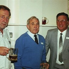 Left to right: Brian Cowland, Maurice Webb and Roy Fox. Left to right: Brian Cowland, Maurice Webb and Roy Fox. | Geoff Webb