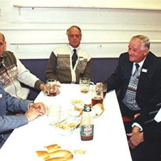 Left to right: Eric Neville, George Brett, Charlie Brown, George Allen and Horace Brett. Left to right: Eric Neville, George Brett, Charlie Brown, George Allen and Horace Brett. | Geoff Webb
