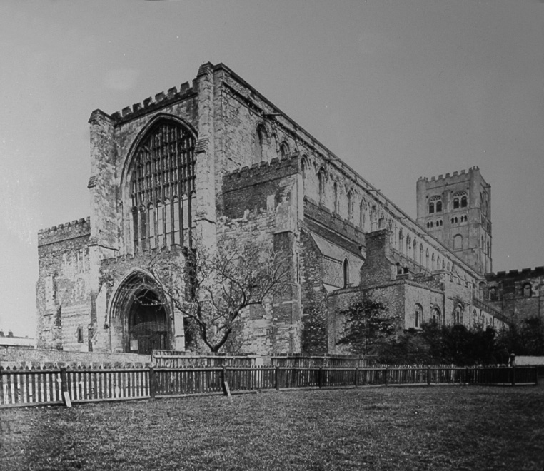 Images of St Albans Abbey before, during and after restoration St