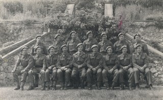 The RAP Rifle Brigade. Leslie Couzens is front row, 4th from left