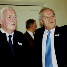 'Jippy' O'Hara (left) and George Hedges 'Jippy' O'Hara (left) and George Hedges | Geoff Webb