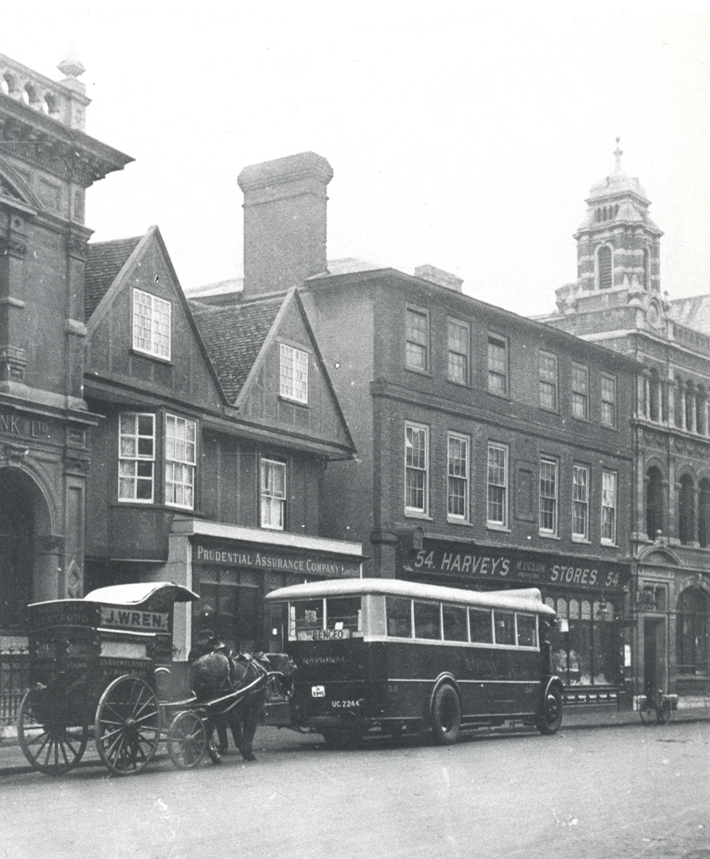 Turn back time Fore Street as it was in the past and how it is today