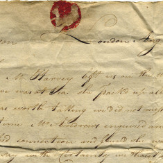 Extract from a letter concerning a servant who absconded from her master in 1804. He complains to the workhouse that... 