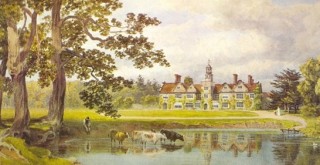 Rothamsted Manor - from a watercolour by Lady Caroline Lawes, wife of Sir John Bennet Lawes, the station's founder